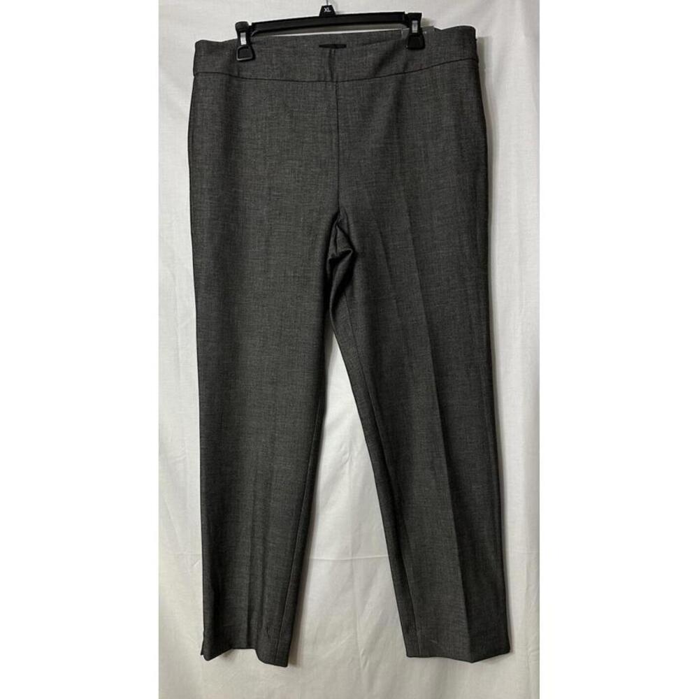 NWT Talbots Womens Gray Casual Dress Chatham Ankle Pants Slacks Trousers Size 14